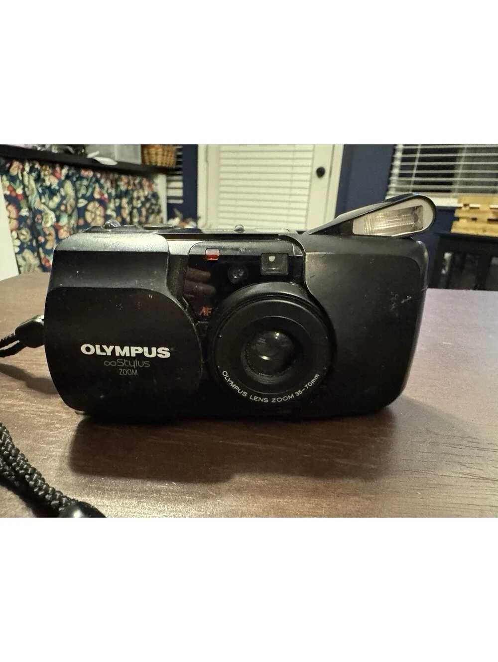 Olympus Stylus Infinity Zoom Point & Shoot Film Camera 35-70mm Untested As Is